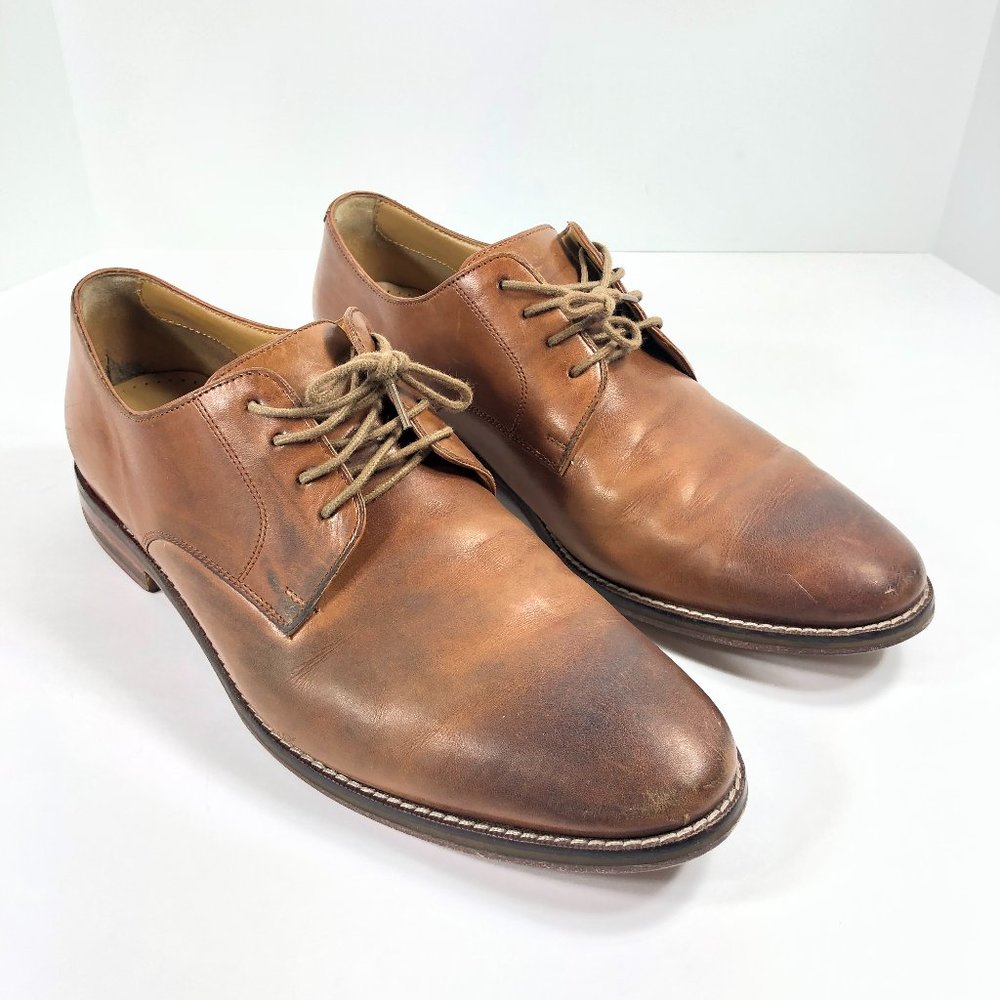 Cole Haan Grand.OS Derby Lace Up Plain Toe Shoes